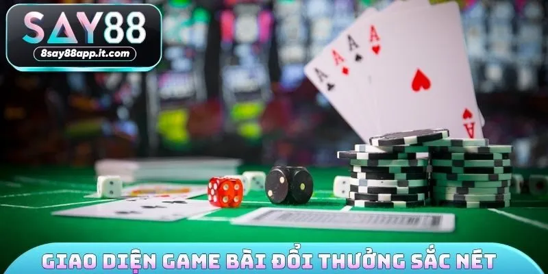 Giao diện game bài đổi thưởng sắc nét
