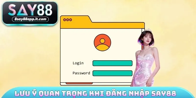 Những lưu ý quan trọng khi đăng nhập SAY88 